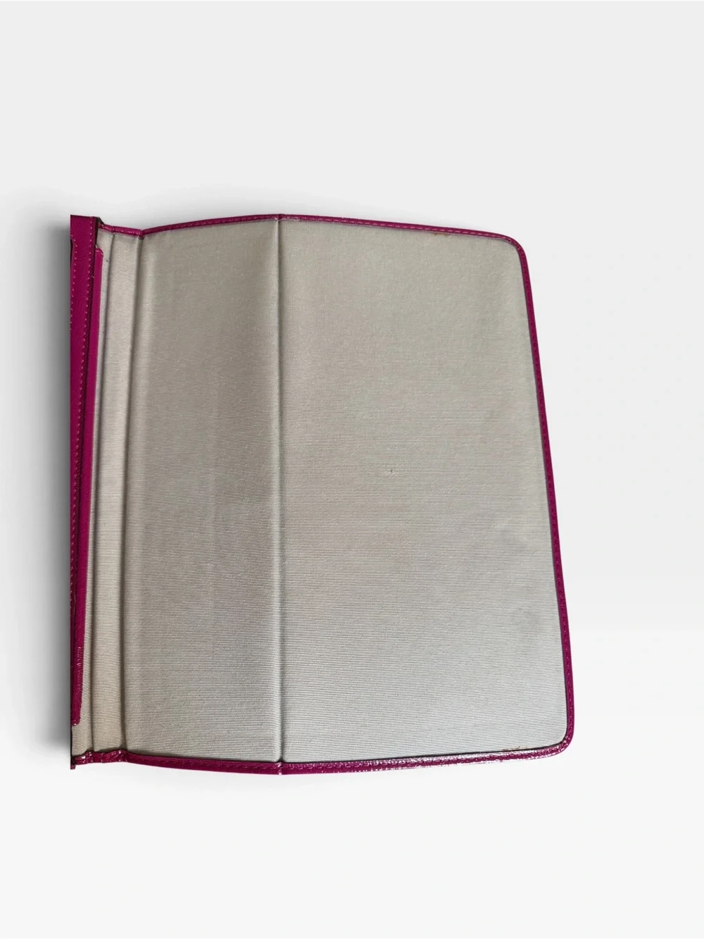 Coach F64186 Tartan Plaid Print iPad Folio Case Cover Multi Pink White NWT